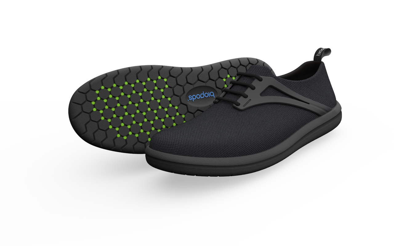 Wide Urban Flex Sneakers - Black