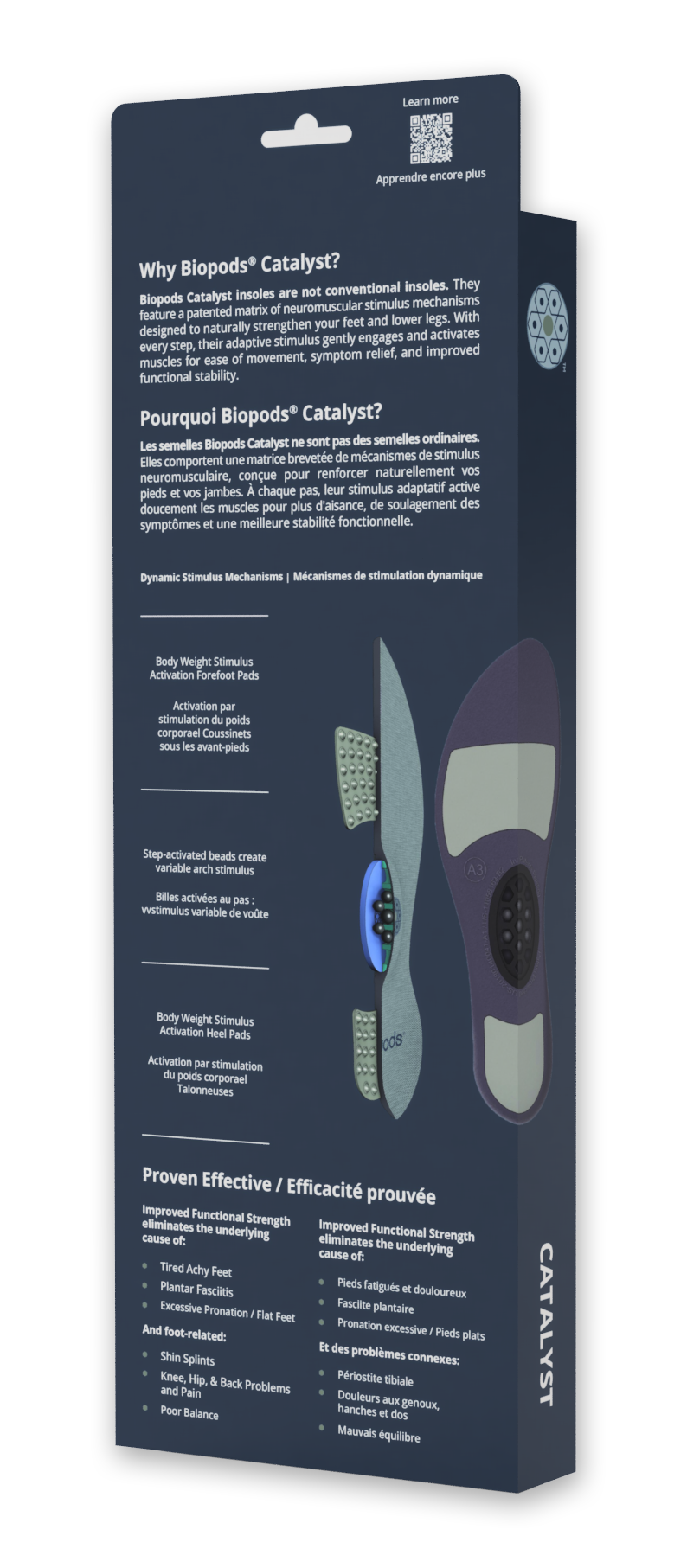 Biopods® Catalyst Dynamic Sensory Insoles
