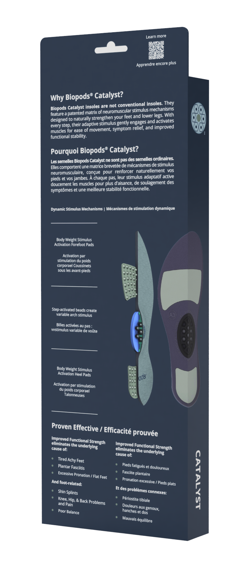 Biopods® Catalyst Dynamic Sensory Insoles