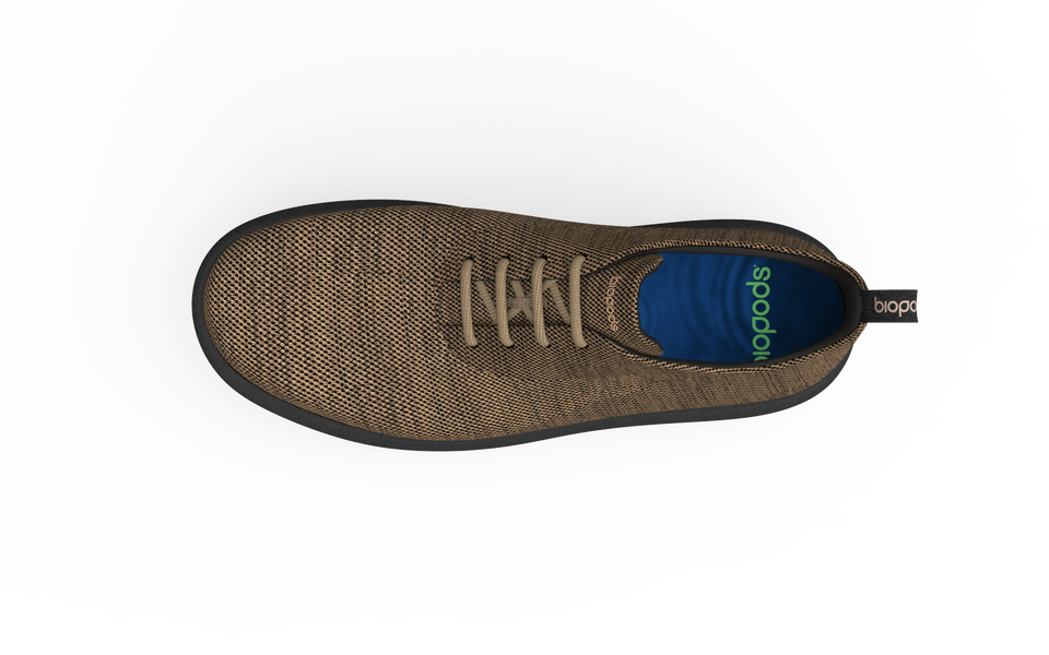 Biopods Narrow Classic Sneakers in Terra color, featuring a sleek design with a comfortable fit and durable sole.