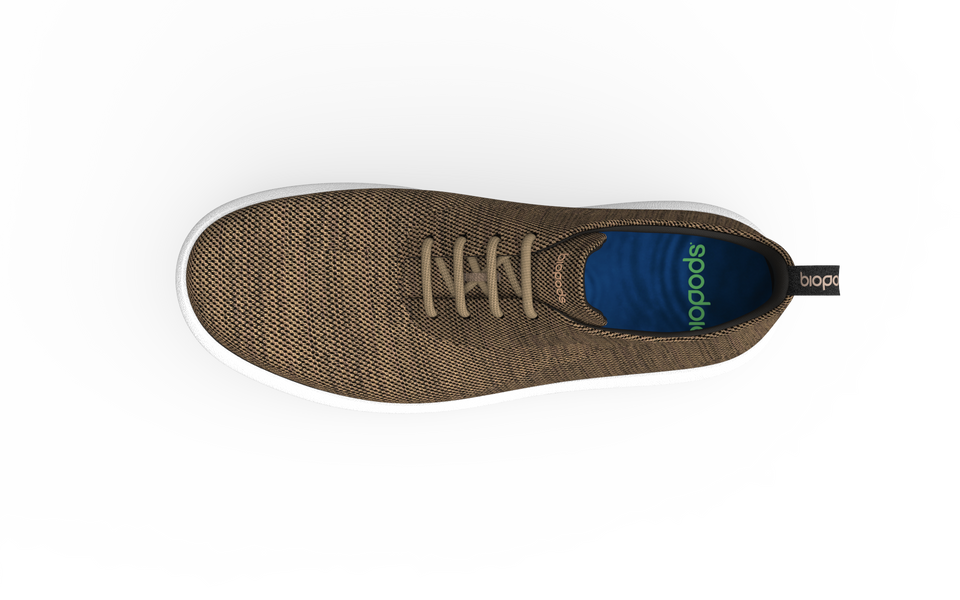 Biopods Narrow Classic Sneakers in Terra color, featuring a sleek design and comfortable fit for everyday wear.