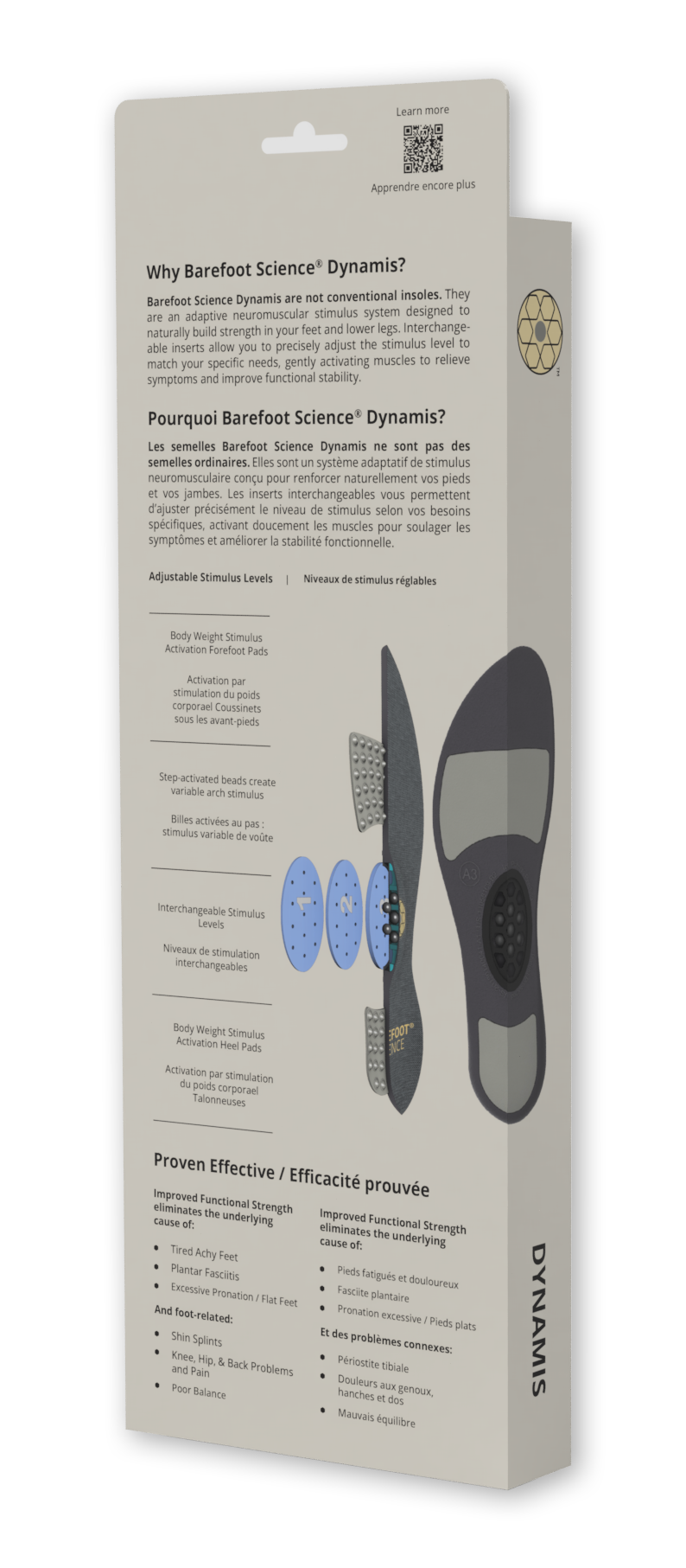 Barefoot Science® Dynamis 7-Level Sensory Insole System