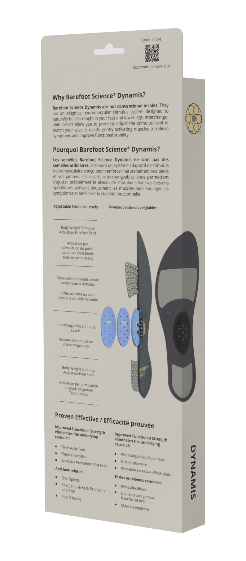 Barefoot Science® Dynamis 7-Level Sensory Insole System