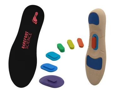 Biopods Barefoot Science® Full Length 7 Step System insoles shown in a clean, professional product photo on a white background.