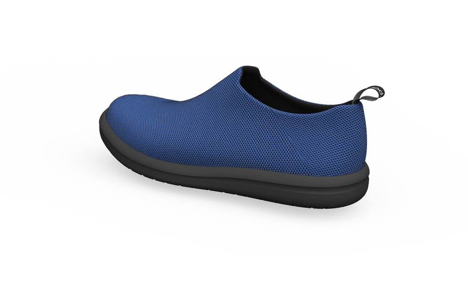 Rear view of Biopods Urban Sneakers in Sapphire, showcasing stylish design and comfortable fit for casual urban wear.