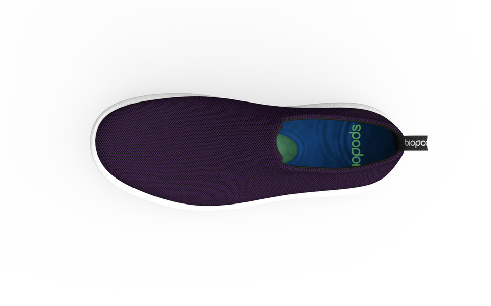 Biopods Urban Sneakers Standard in Amethyst, stylish athletic shoes with a sleek urban design and vibrant purple color.