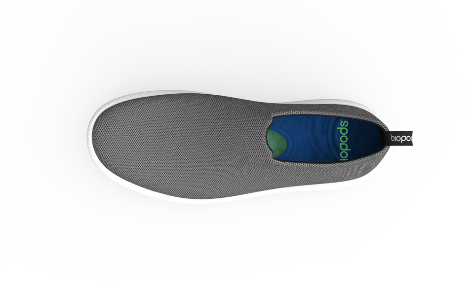 Grey Biopods Urban Sneakers Standard with stylish design, featuring breathable material and comfortable fit for everyday urban wear.
